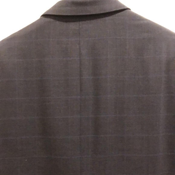 Custom Made Navy Windowpane Jacket - Picture 3 of 3